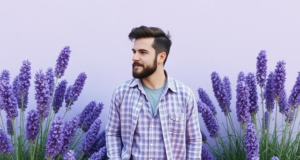 Navy Blue Color Trends For Men lavender-color